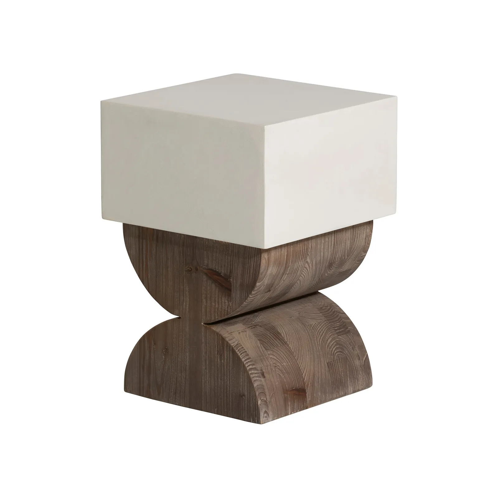 Turvey End Table 35X35X50Cm, White Concrete | Barker & Stonehouse 6