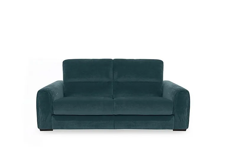 Flex Fabric 2 Seater Power Recliner Sofa with Storage Arms - Peacock