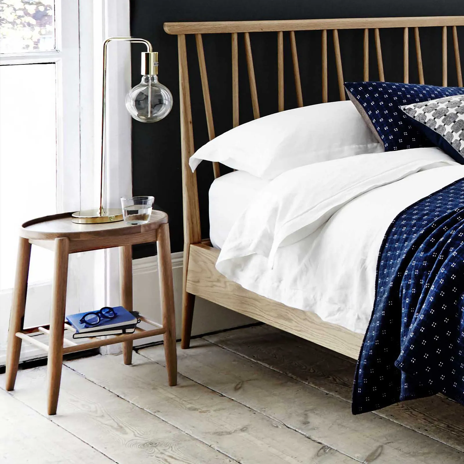 Ercol Winslow Side Table, Round, Neutral Oak | Barker & Stonehouse 2