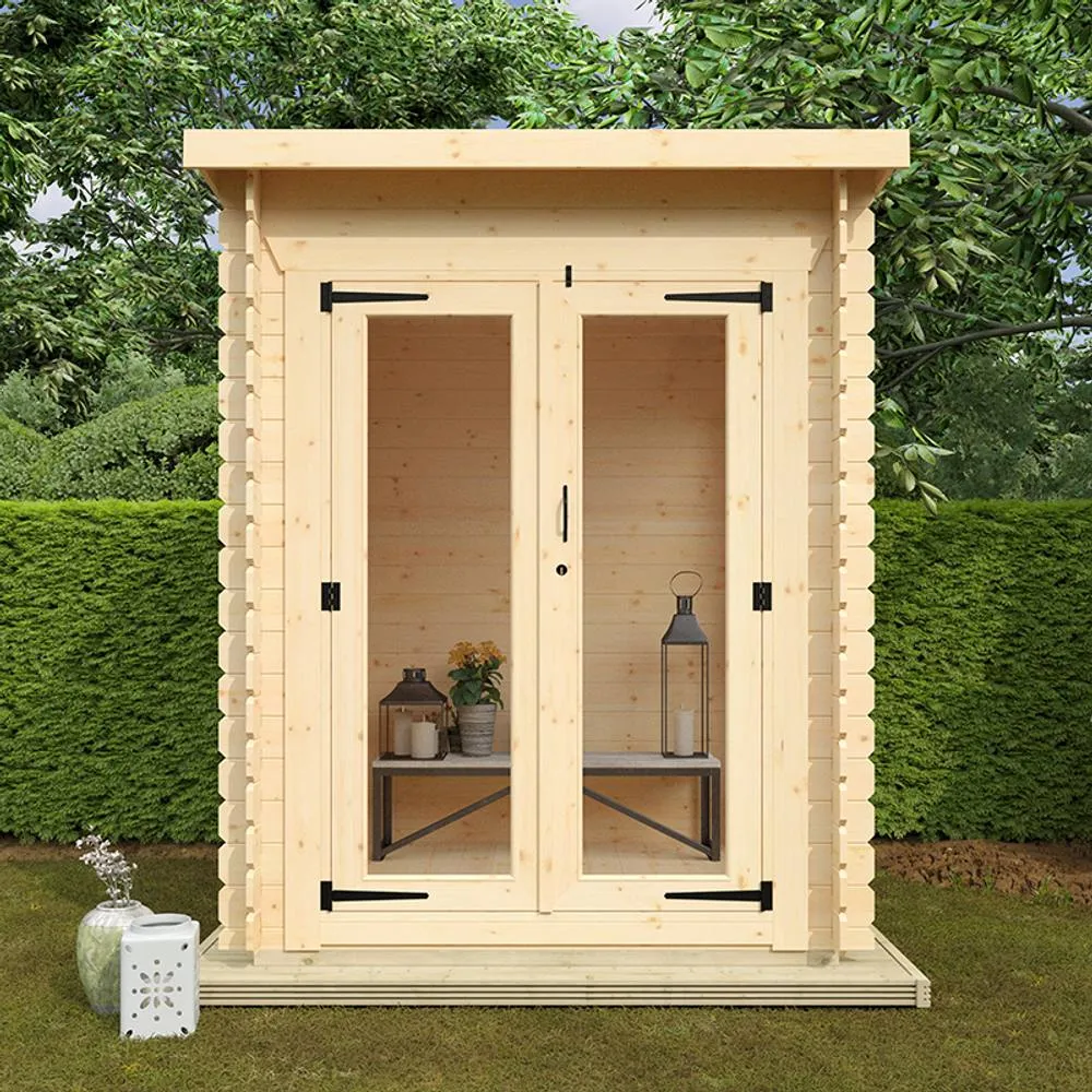 Buttercup Farm 6x6 Astoria 19mm Flex - L175 x W175 x H217 cm in Natural 2