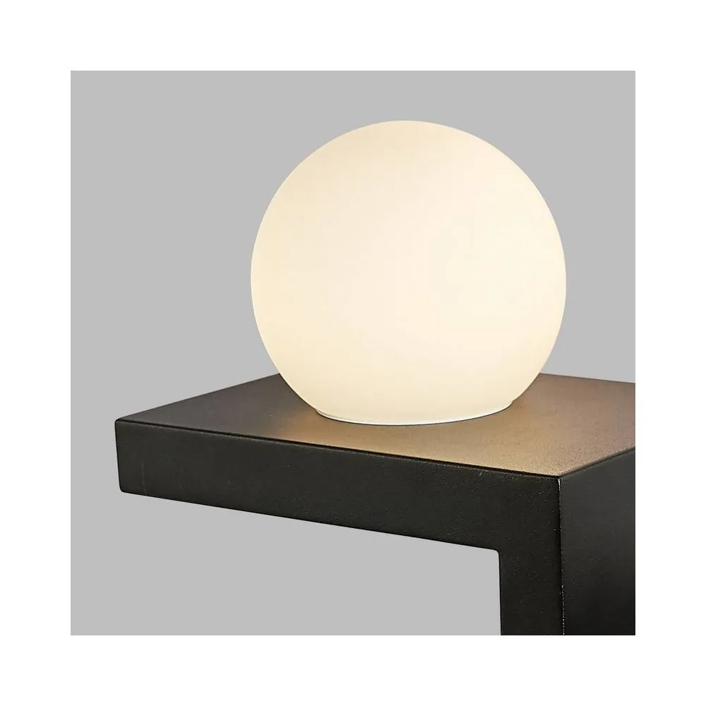 Netlighting Zanzibar Wall Lamp Sand Black 6W 470lm LED Induction Charger 4