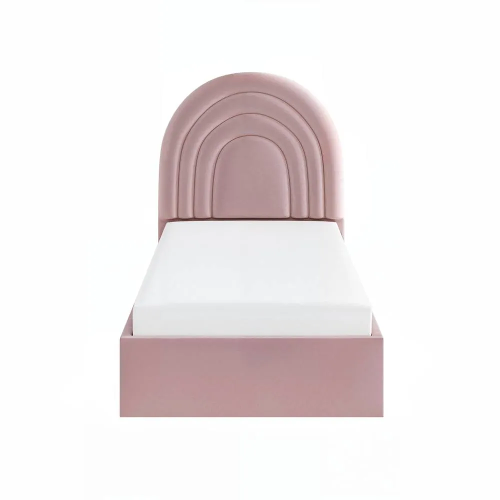Flair Ava Single Ottoman Bed in Pink 5
