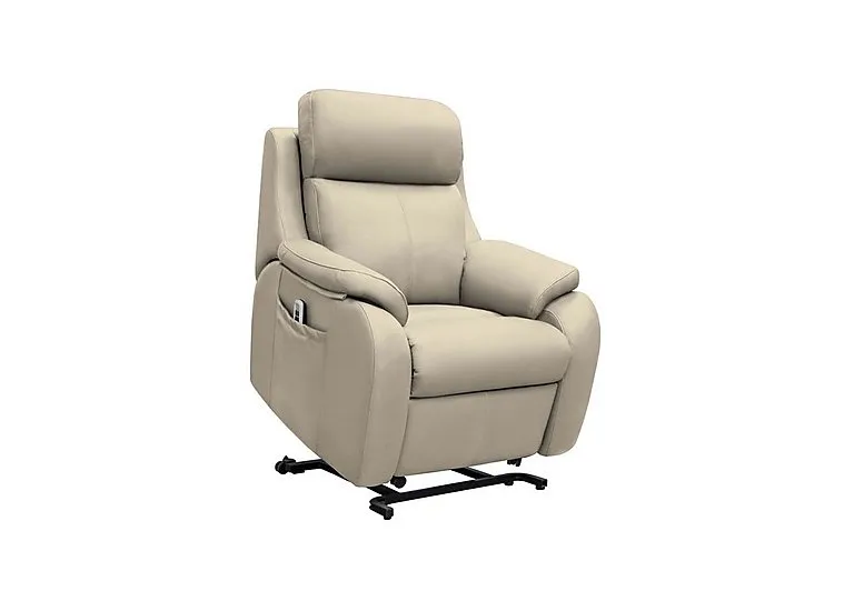 Kingsbury Large Leather Lift and Rise Chair - Oxford Mushroom