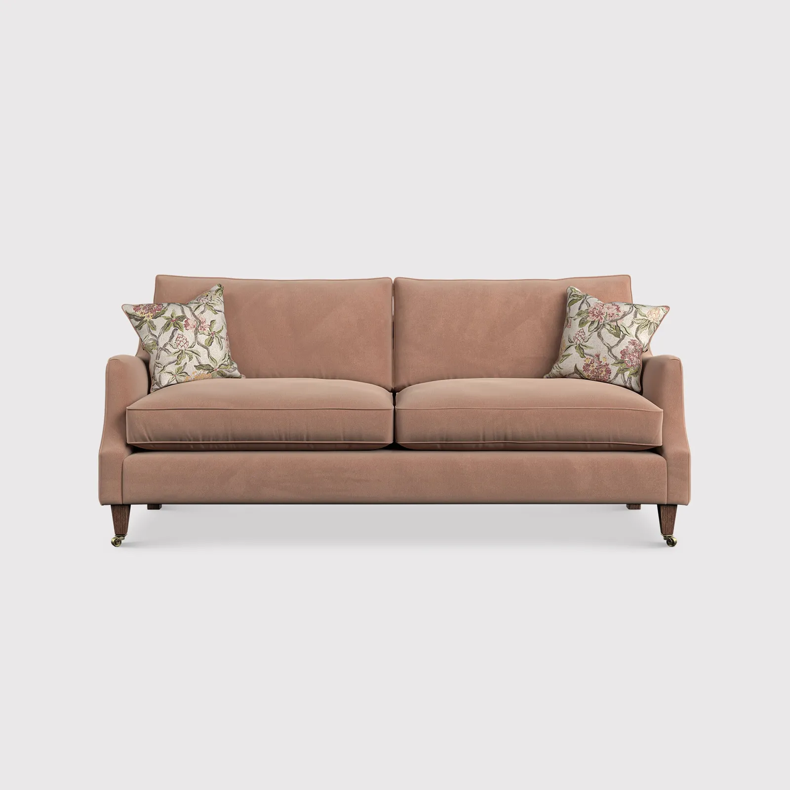 English Heritage Quarry 26 Large Sofa- Pre-Set Scatters, Pink Fabric | Barker & Stonehouse 1