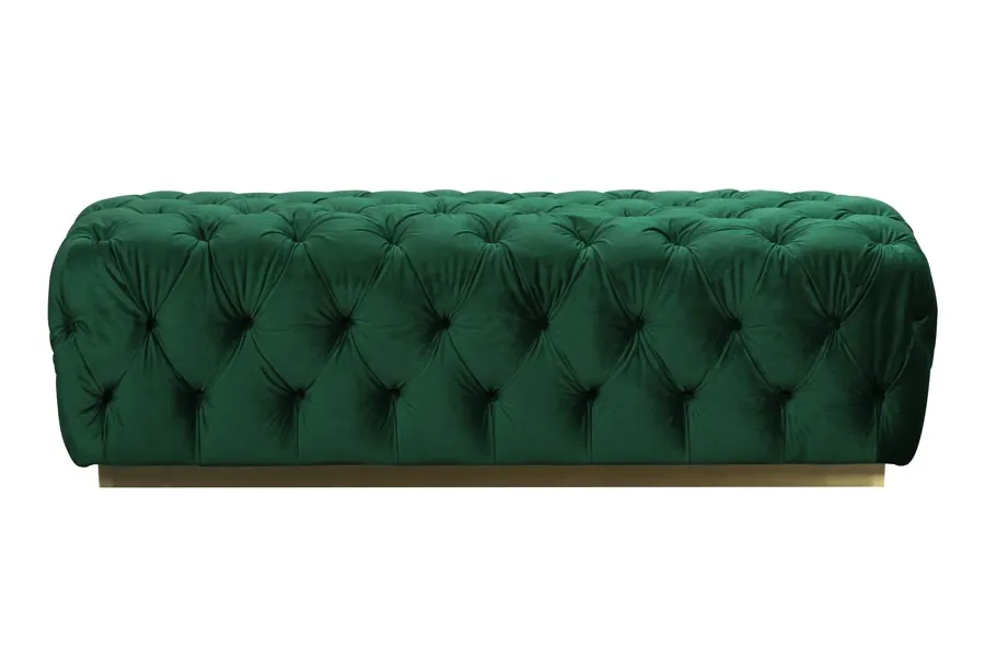 Frankfurt Large Ottoman - Bottle Green