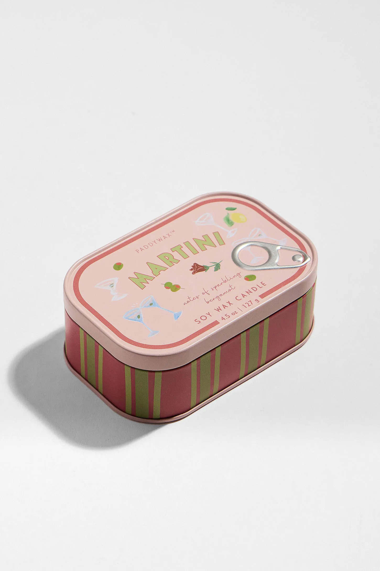 Paddywax Paddwax Bistro Martini Soy Wax Tin Candle ALL