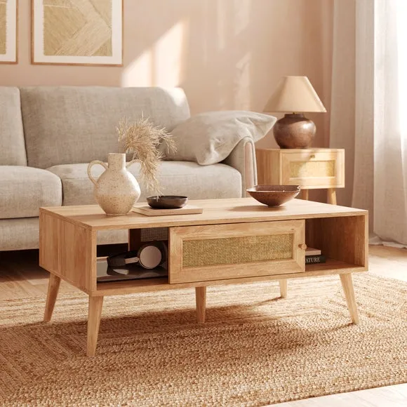 Jordyn Coffee Table, Mango Wood Effect 4