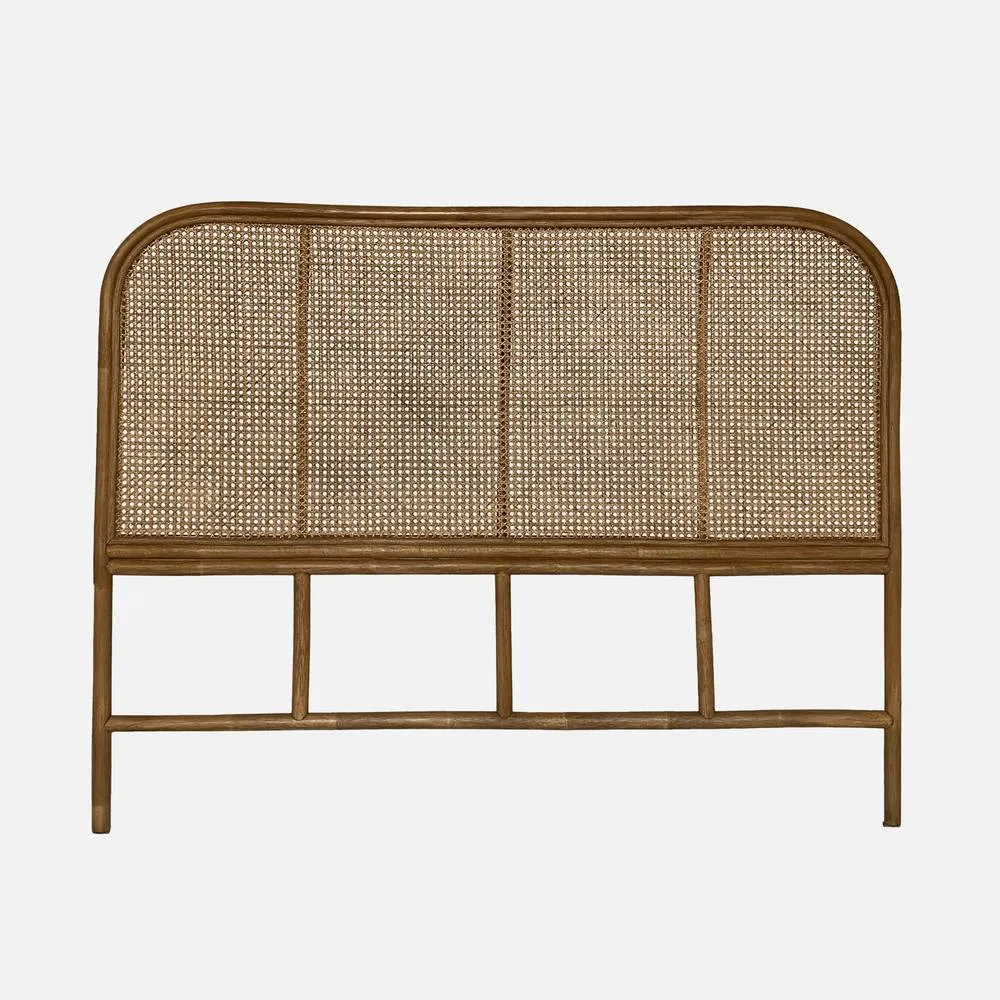 sweeek Dark Rattan & Cane Headboard in Beige 2