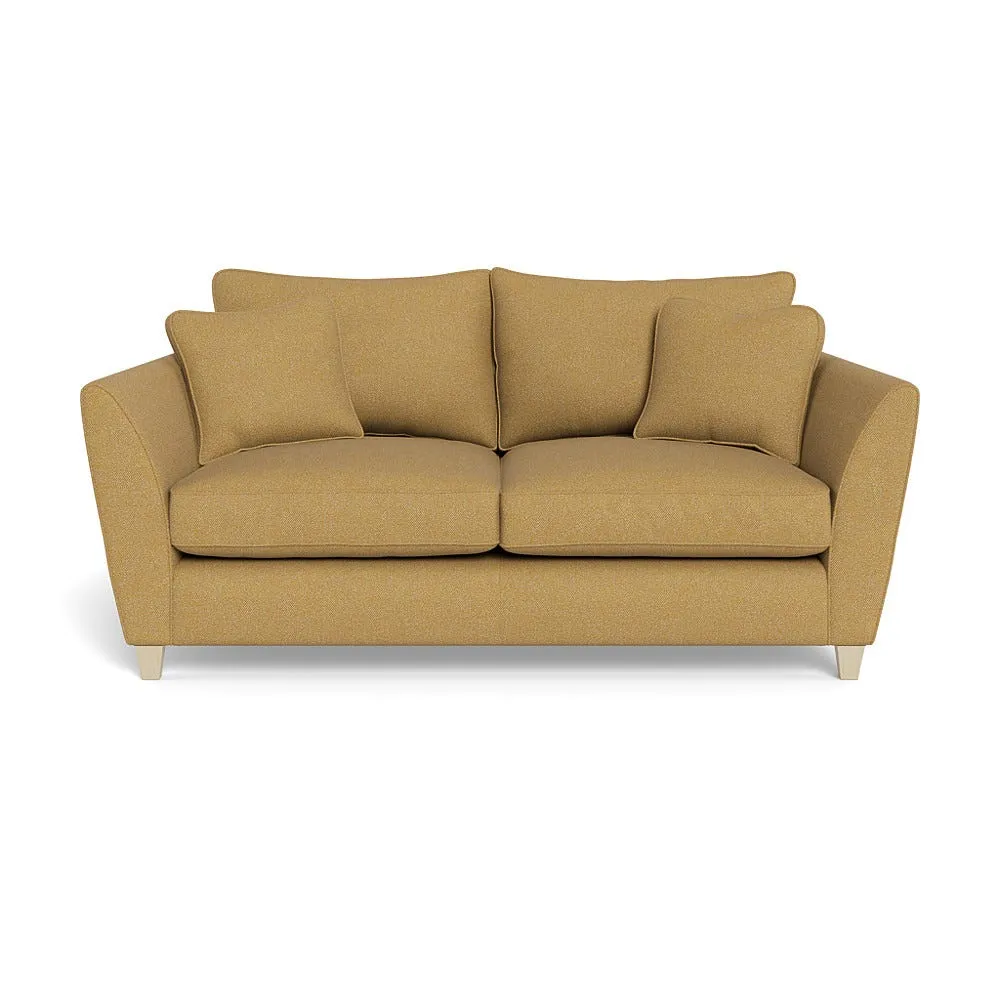 Heal's Torino 3 Seater Sofa Boucle Tweed Citrine Natural Feet 1