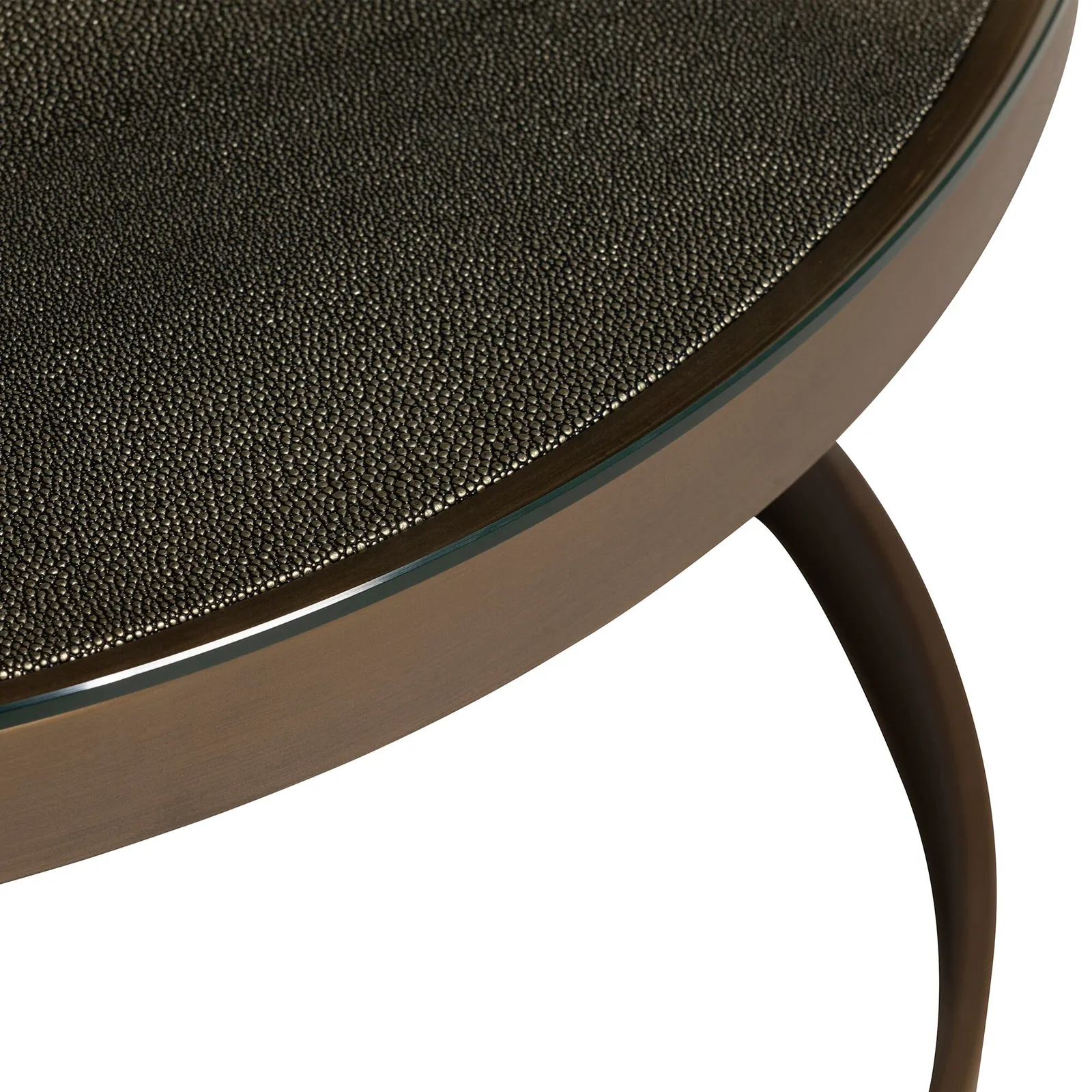 Nerina Set Of 2 Coffee Tables With Glass Top, Round, Gold Metal | Barker & Stonehouse 6