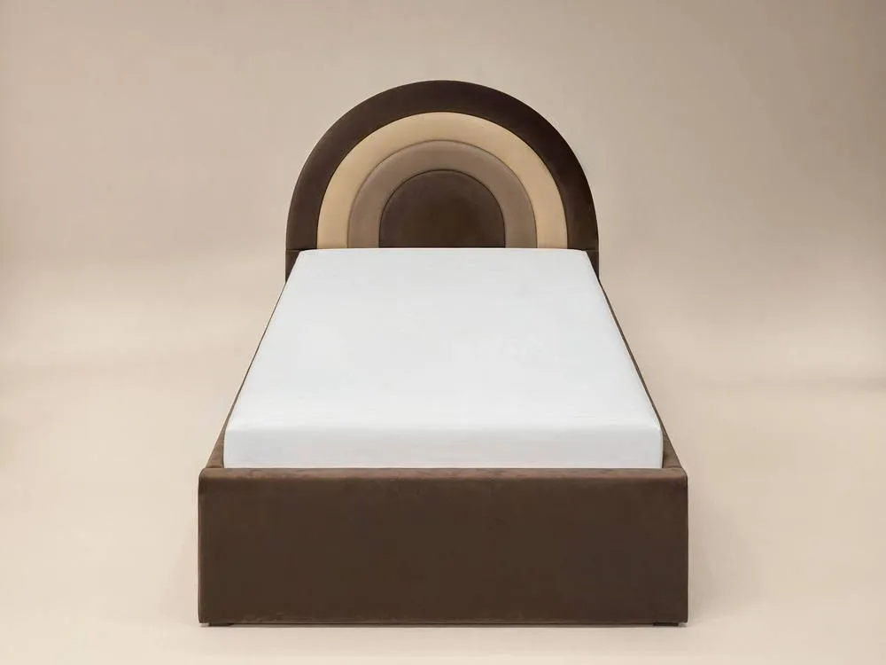 Flair Ava Single Ottoman Bed in Brown 6