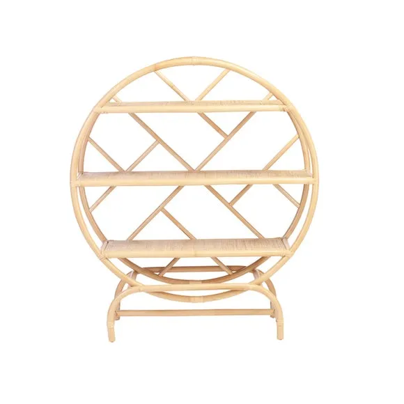 Desser Medium Rattan Etagere Bookcase 3