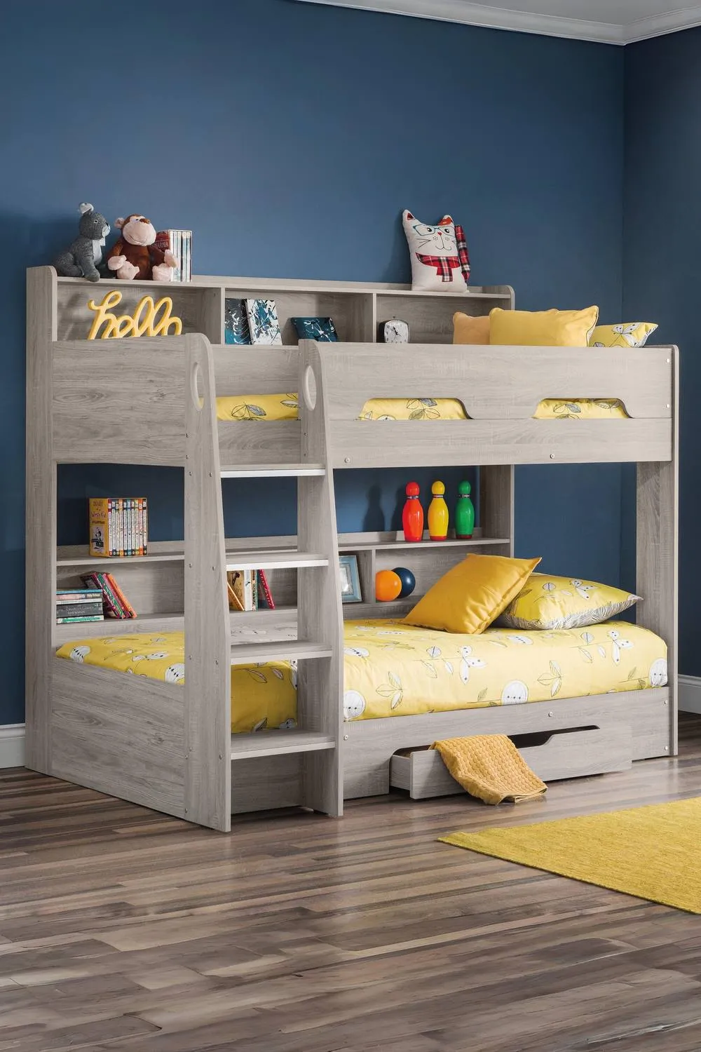 Julian Bowen Orion Bunk Bed in Grey 1