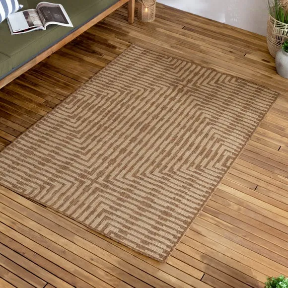 Yard Sandown Jute Effect Indoor Outdoor Rug 3
