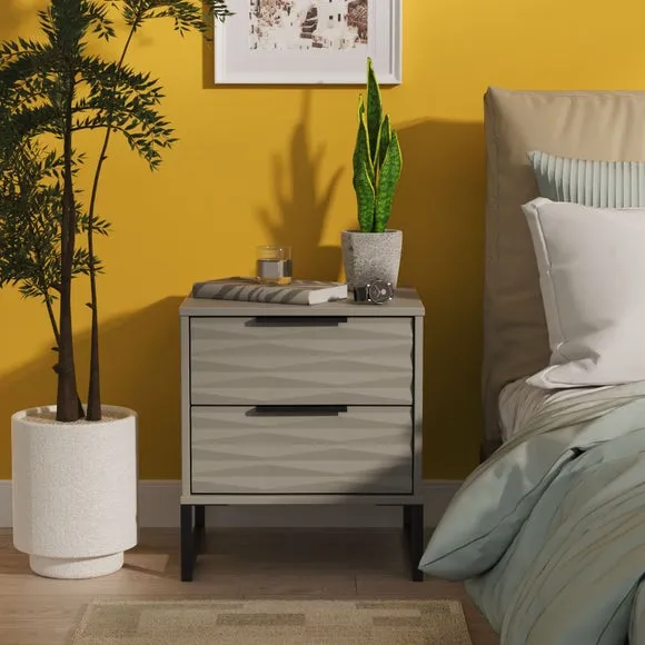Tuxford 2 Drawer Bedside Table 1