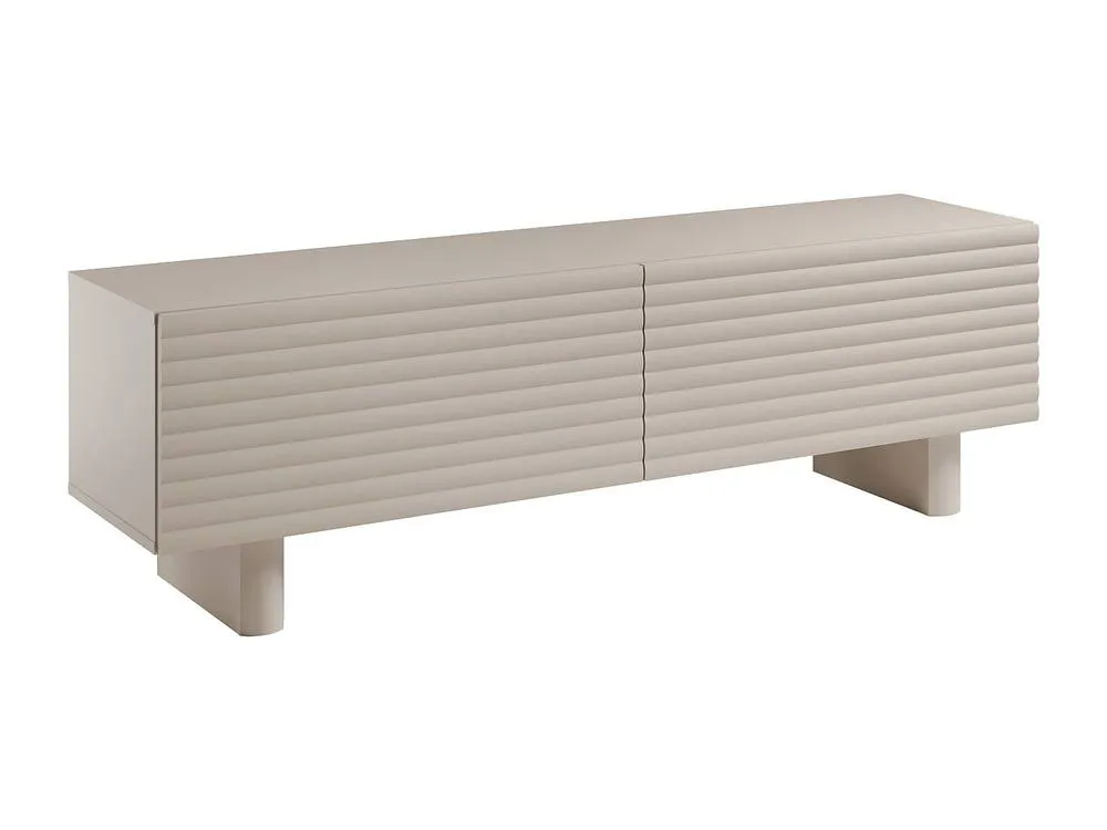 Vente-unique TV Unit With 2 Doors In MDF - 150 Cm - Beige - LUDIMA 5
