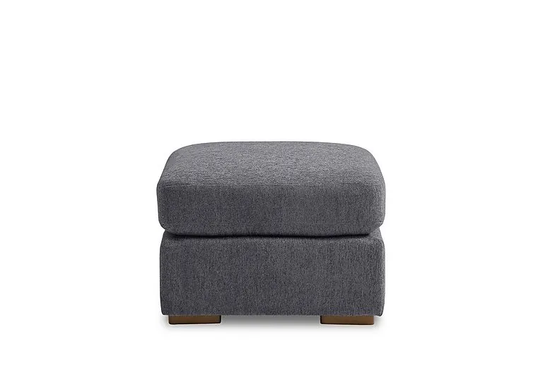 Emilia Rectangular Fabric Footstool - Living Room Furniture - In Time for Christmas