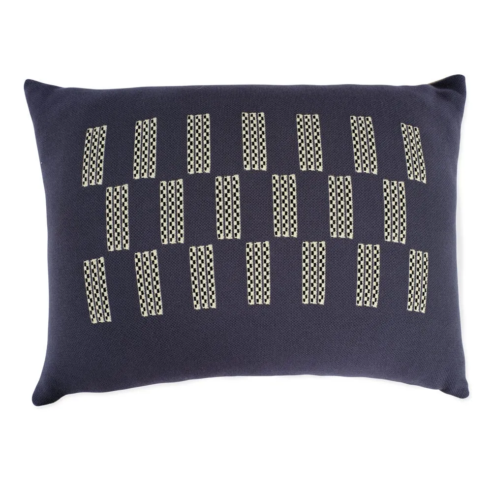 Ambar Exclusive Embossed Cord Cushion Slate 2