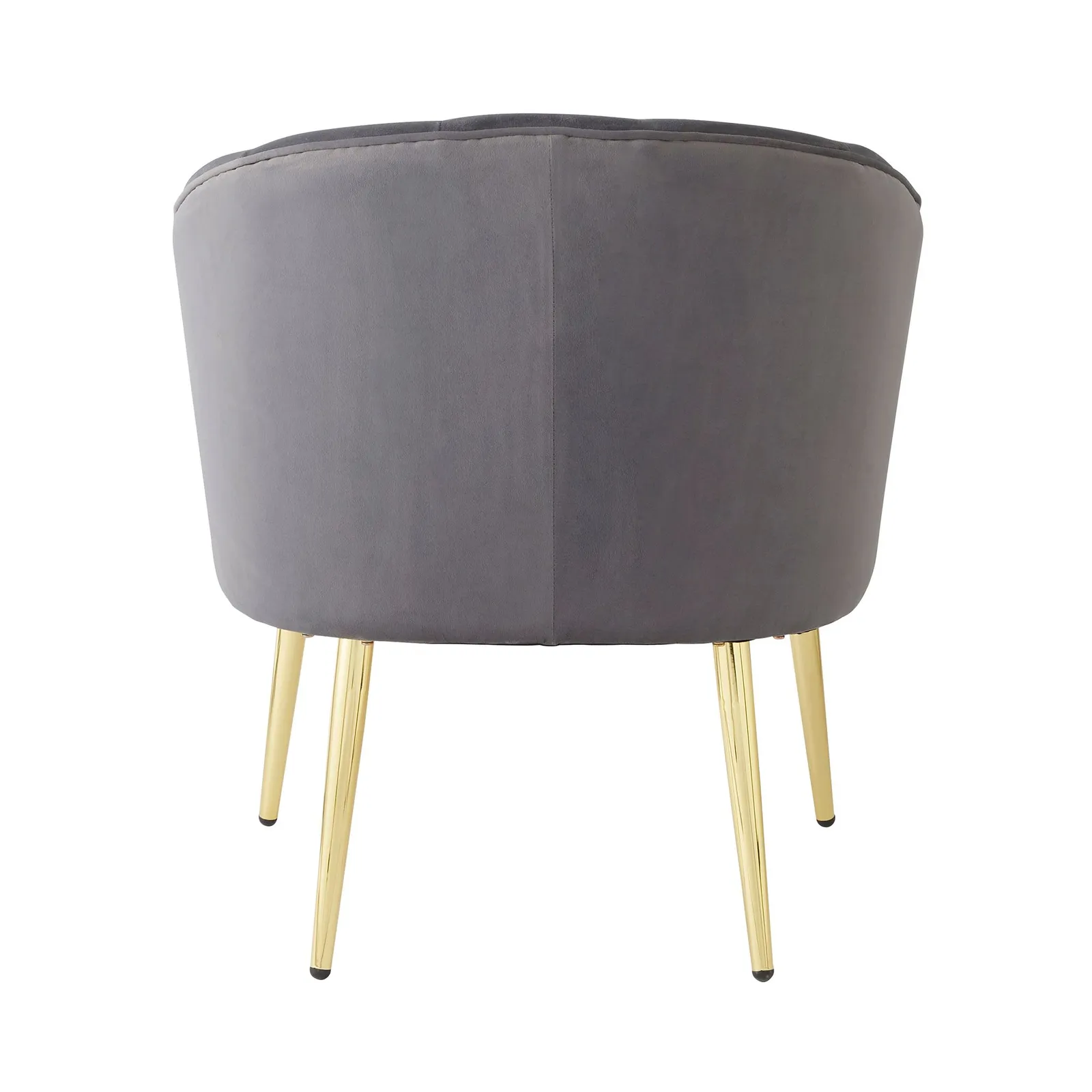 GFW Pettine Velvet Accent Chair in Grey 5