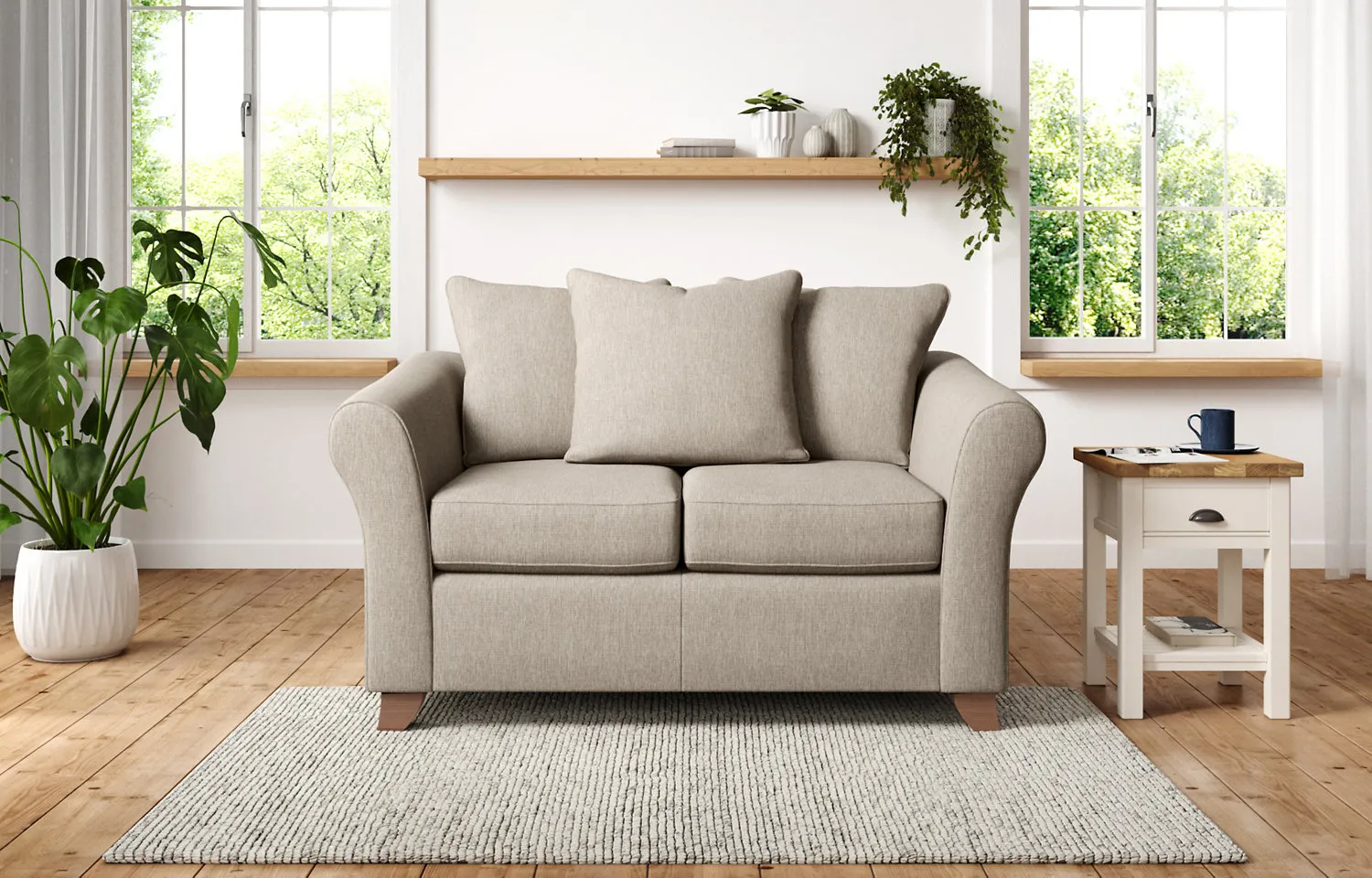 M&S Abbey Scatterback 2 Seater Sofa