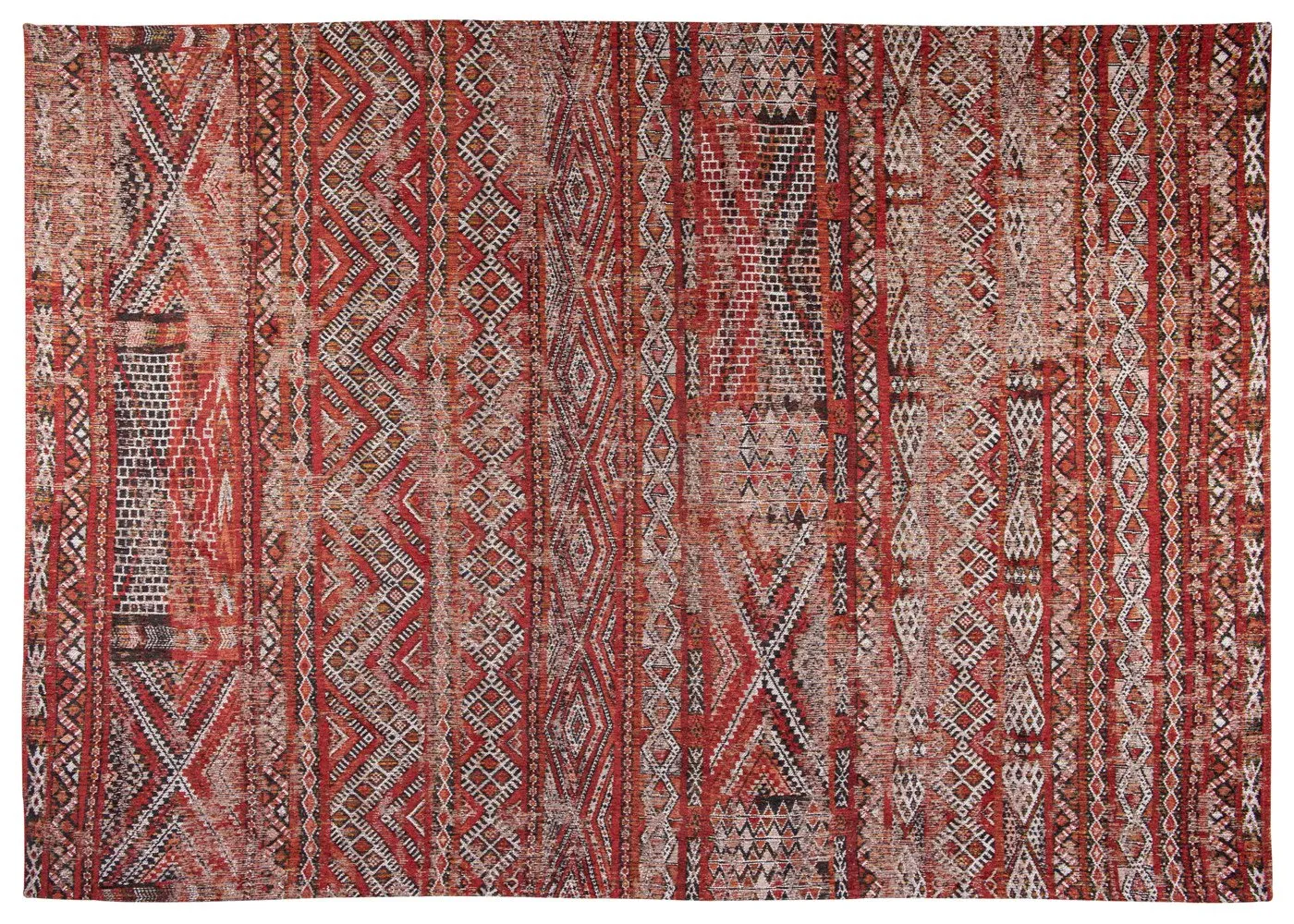 Louis de Poortere Kilim Rug Fez Red 170 x 240cm