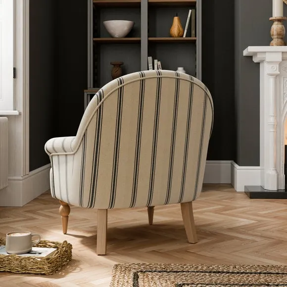 Petit Folkstone Stripe Armchair 2