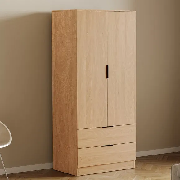 Hayes 2 Drawer Double Wardrobe 1