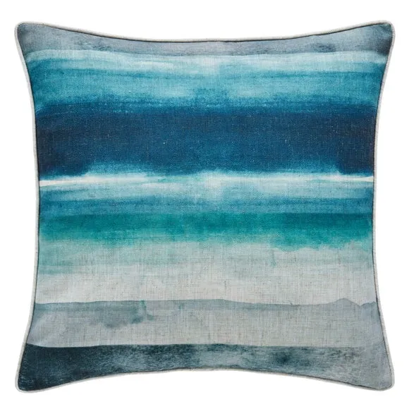 Watercolour Stripe Cushion 2