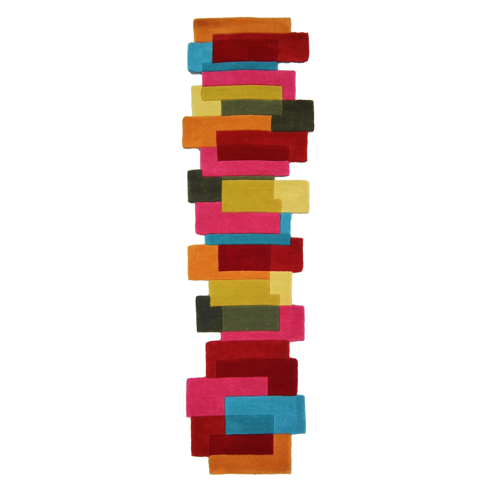 Shaped Runner Purple/Orange/Blue/Yellow