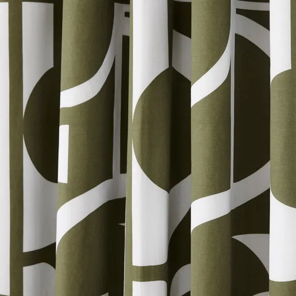 Brixton Modern Blackout Eyelet Curtains 3