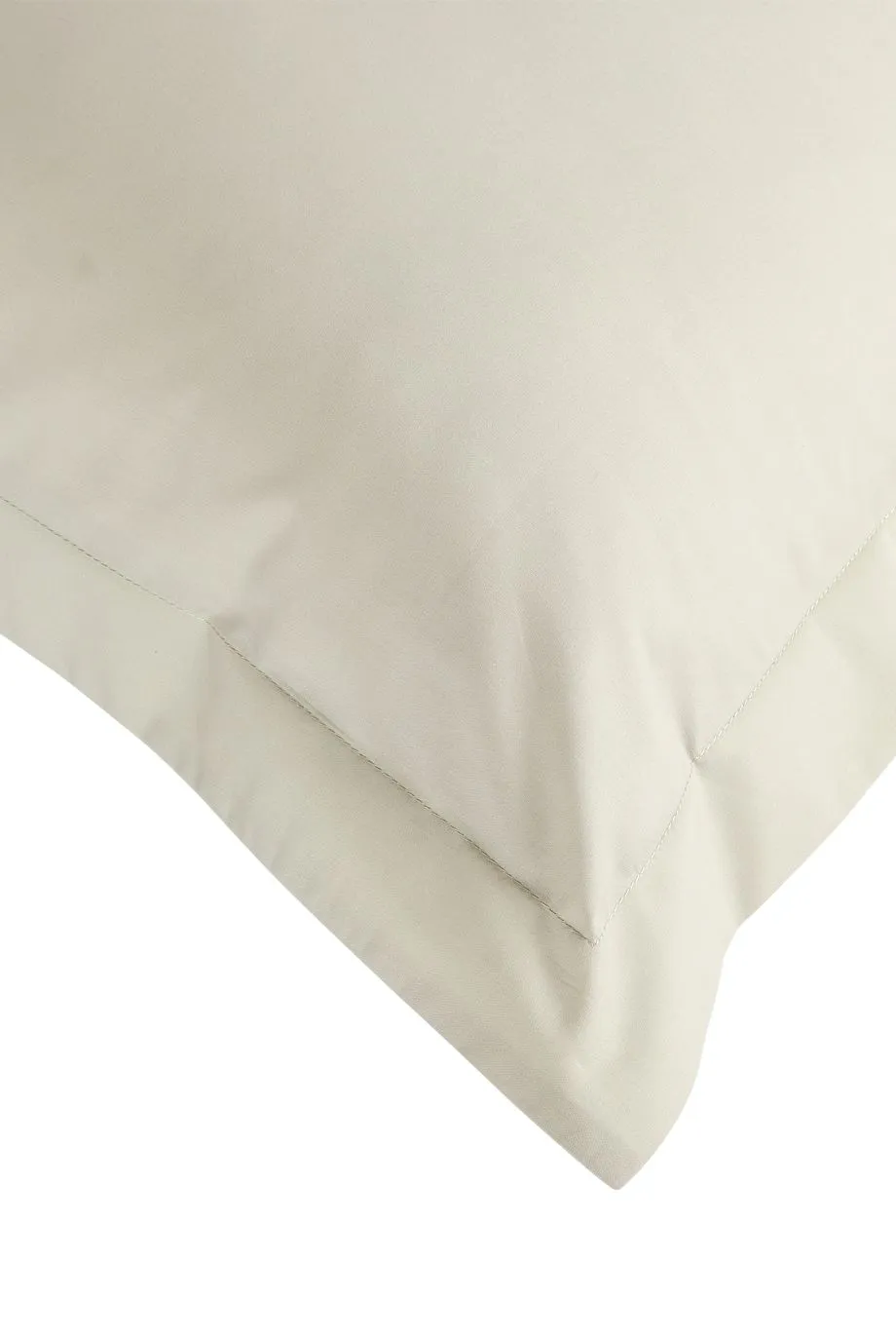 CHRISTY Pure Cotton Percale Oxford Pillowcase Pair in Beige 4
