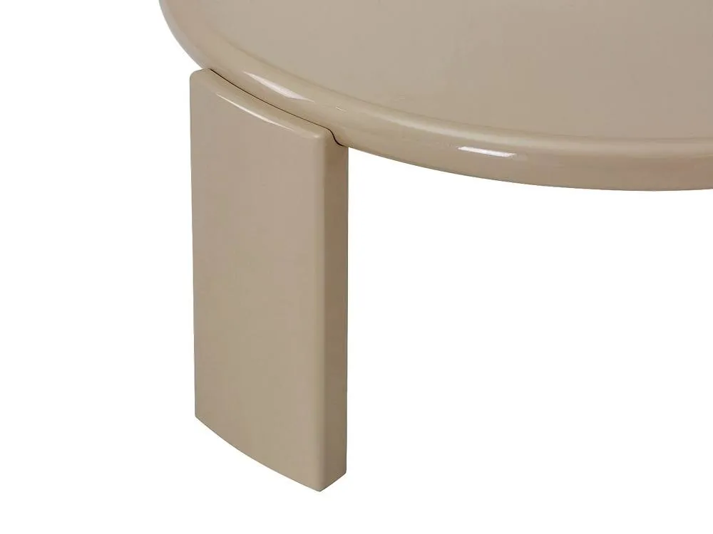 Vente-unique MDF Coffee Table - Glossy Beige - ZYRENIA 6