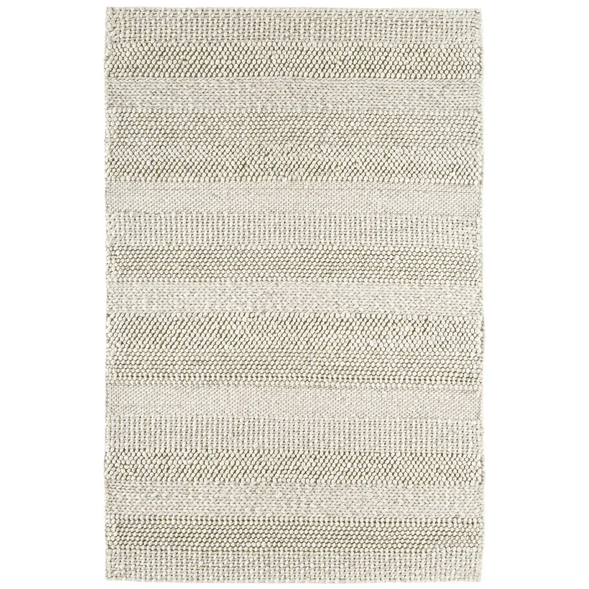 Flori Stripe Rug, Cream