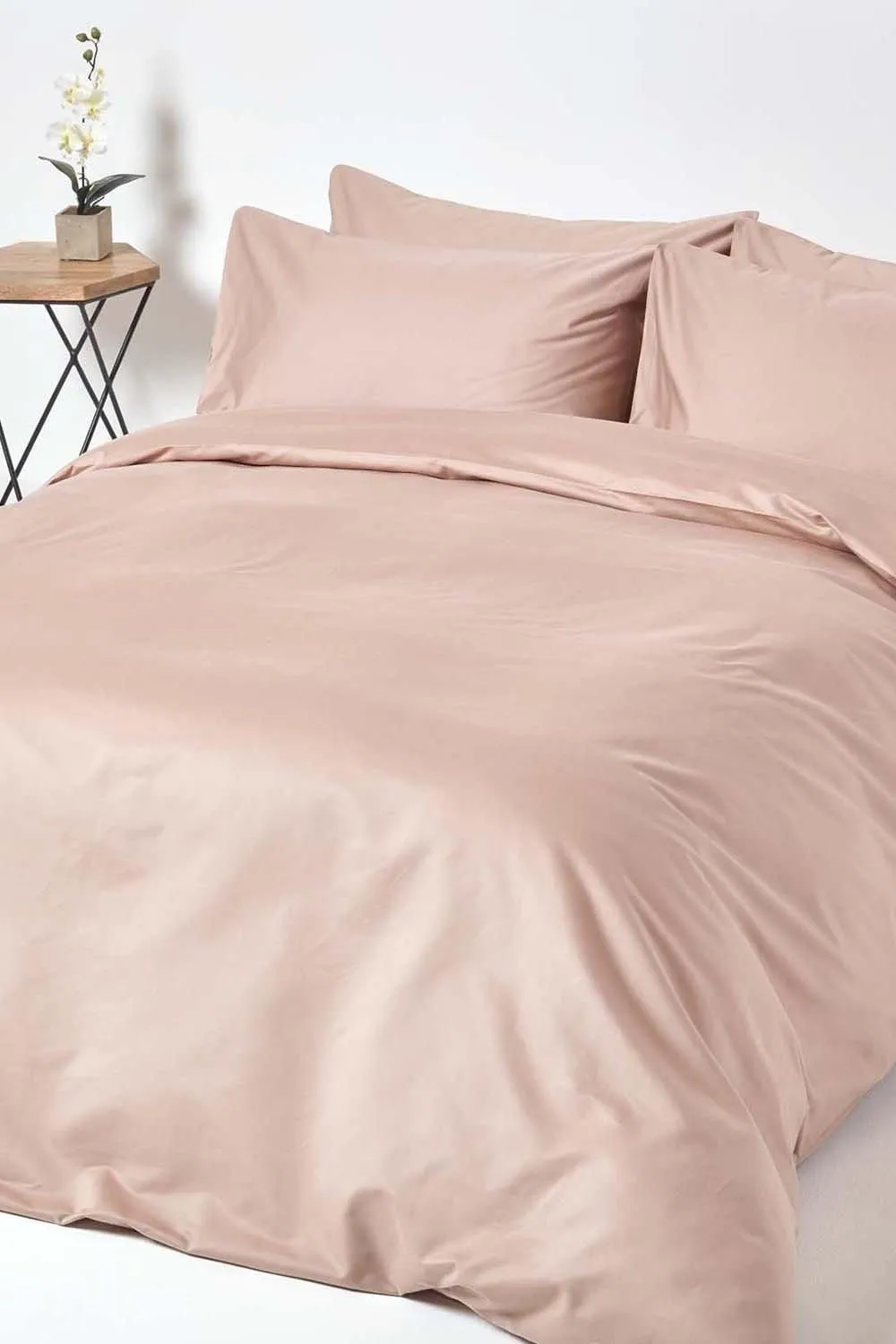 Homescapes Egyptian Cotton Fitted Sheet 12 inch 1000 Thread Count in Beige 3