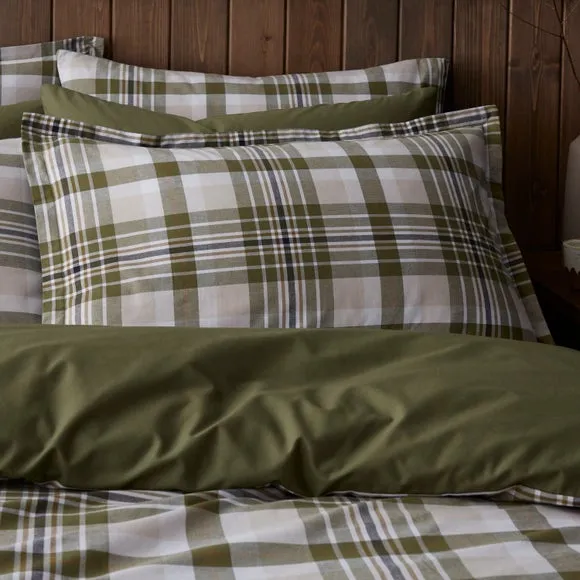 Oakley Woven Check 100% Cotton Oxford Pillowcase