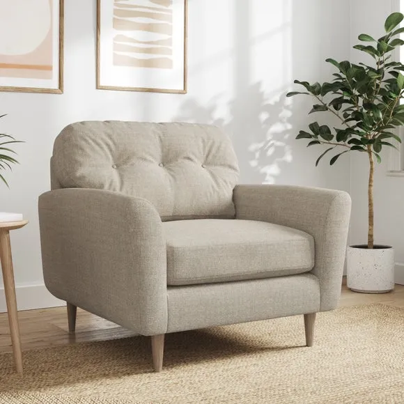 Sven Chunky Tonal Weave Snuggle Chair 1