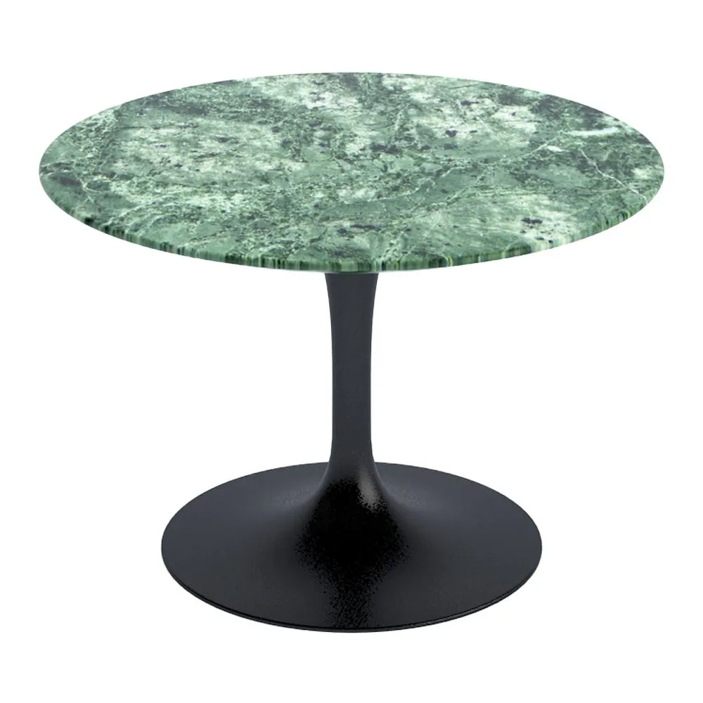 Knoll Saarinen Coffee Table with Black Base in Verdi Alpi 51cm 3