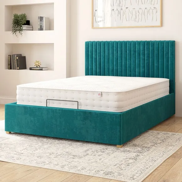 Grant Plush Velvet Adjustable Bed 2