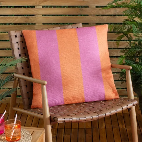 furn Deck Stripe Outdoor Square Cushion 1
