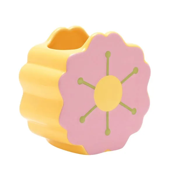 Raspberry Blossom Flower Vase 3
