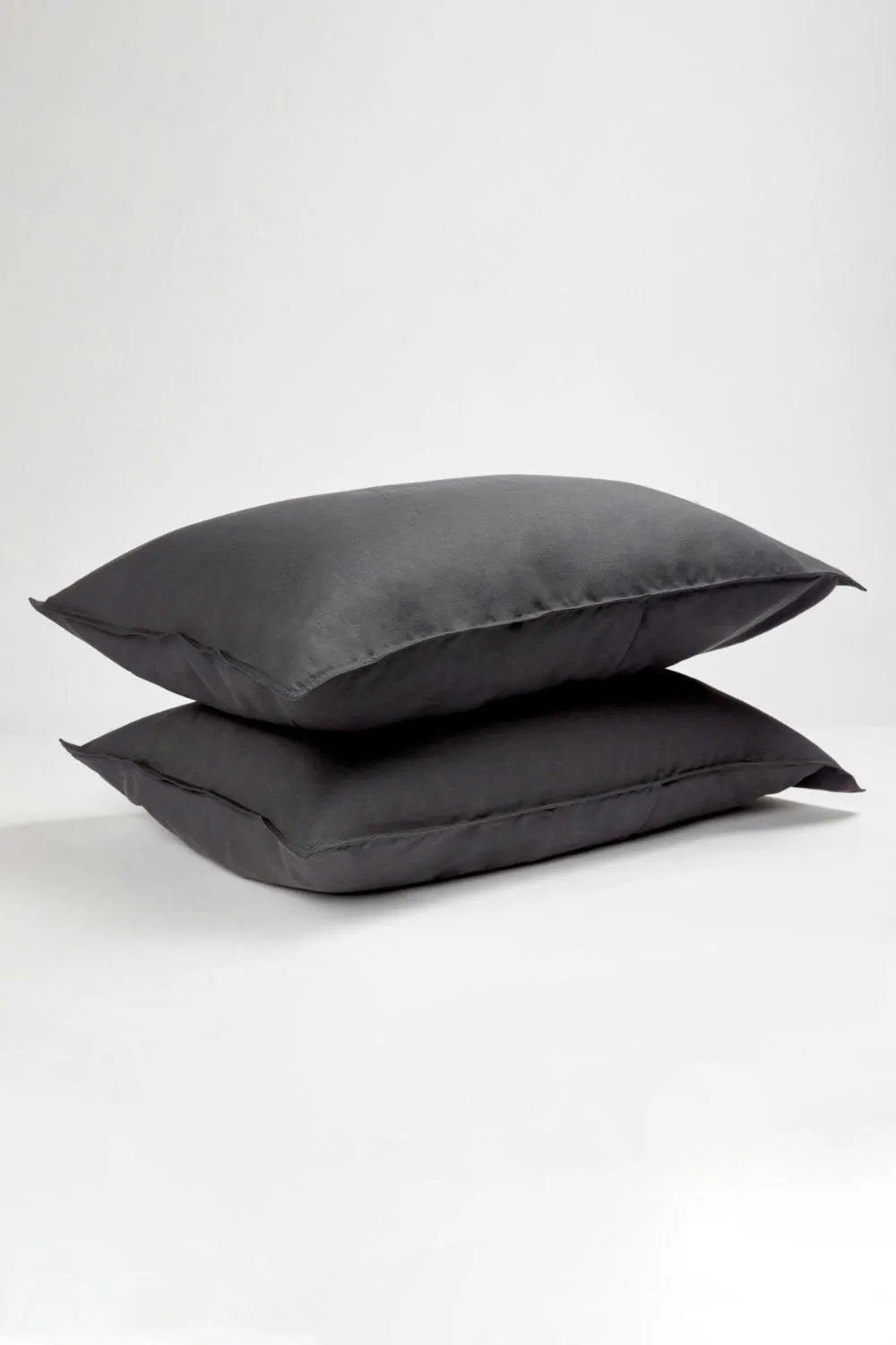 Panda London Bamboo & French Linen Complete Bedding Set in Dark Grey 4