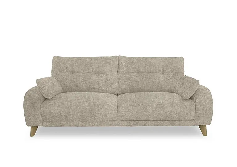 Malmo Fabric 3 Seater Sofa - Cream