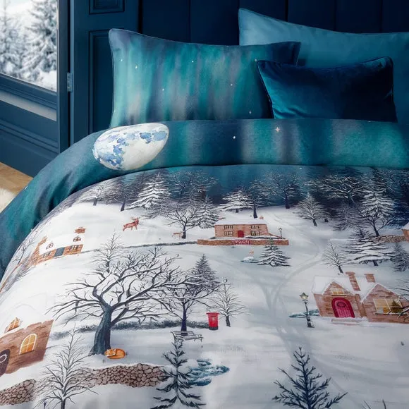 Riviera Starlight 100% Cotton Sateen Duvet Cover and Pillowcase Set 2