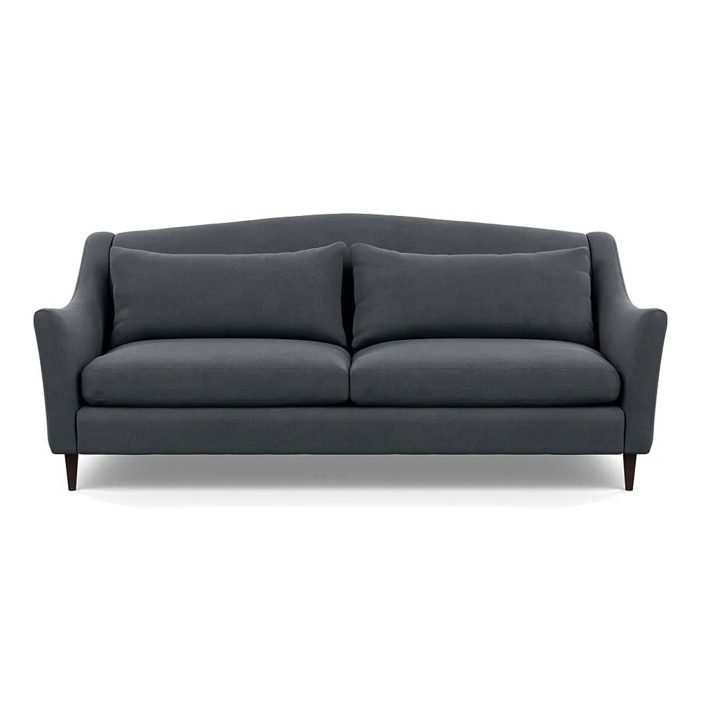 Heal's Somerset 4 Seater Sofa Linen Dark Grey Dark Stain