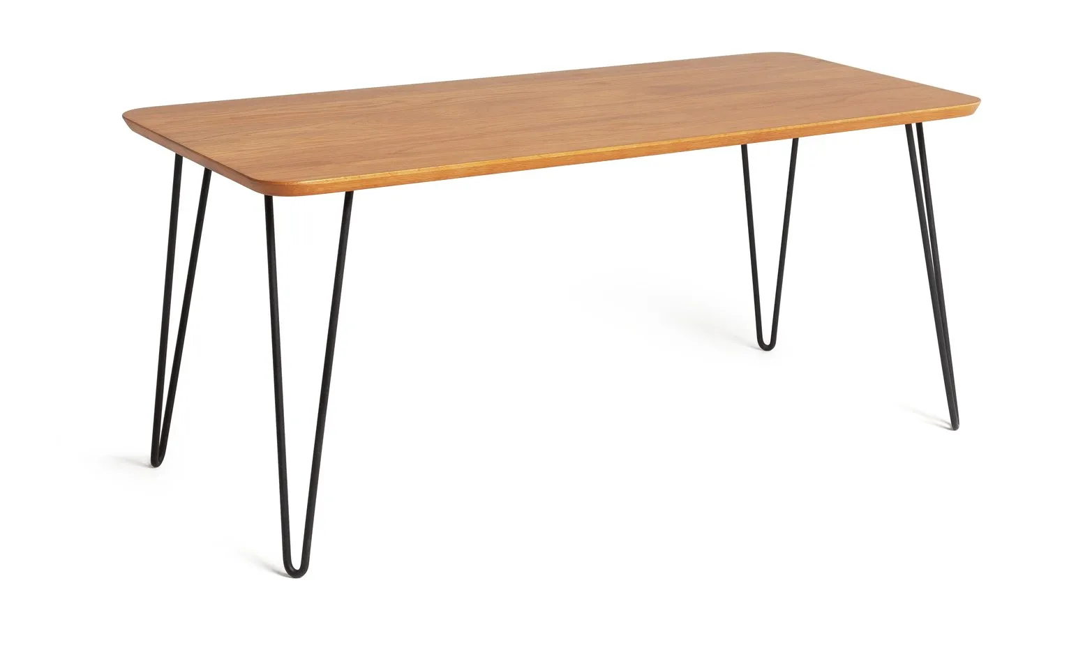 Habitat Klark Hairpin Coffee Table - Dark Wood Effect