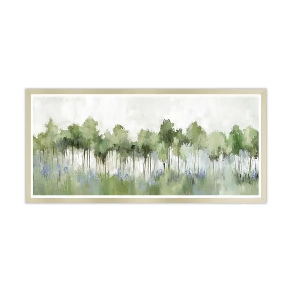 Artko Forest of Sapphire by Mona Grace Framed Print 3
