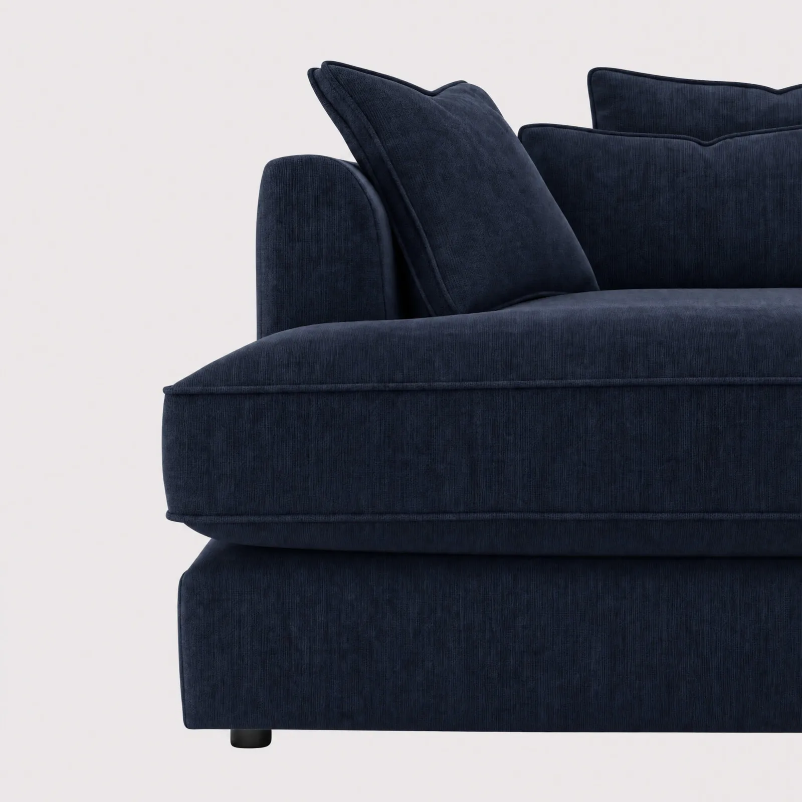 Harrington 1 Arm Chaise Unit Right, Navy | Barker & Stonehouse 2
