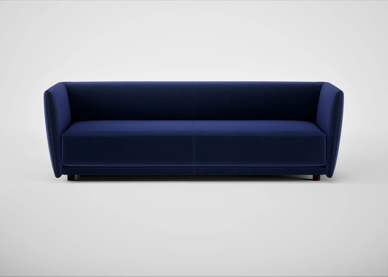 Heal's Valley 4 Seater Sofa Nobilis Velvet Neptune 2