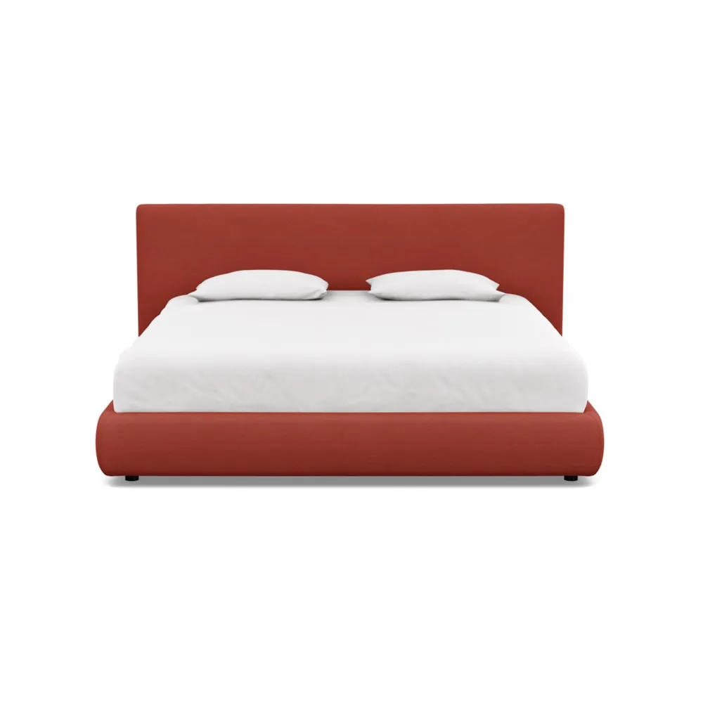 Heal's Alba Bed Super King Tundra Texture Rust 1