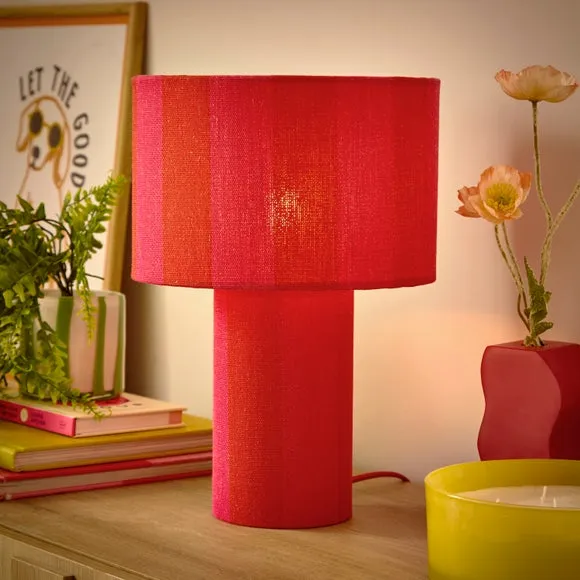 Beatrice Striped Table Lamp 2